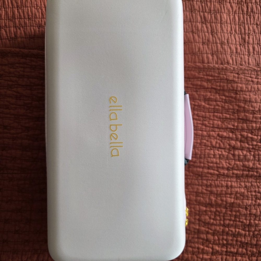 Ellabella White and Gold Case